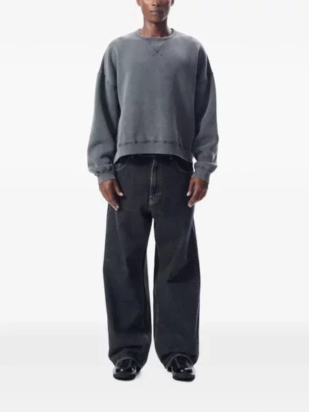 Fleece περικομμένο πουλόβερ Sunflower γκρι