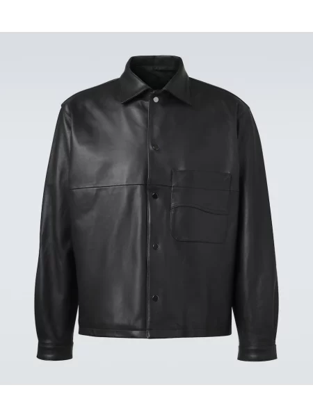Geanta de piele Stoffa negru