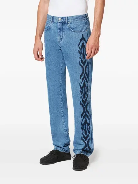 Blugi Marant cu broderie albastru