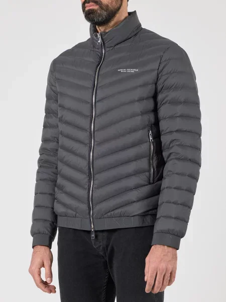 Пуховик Armani Exchange сірий