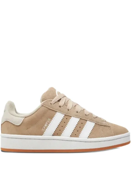 Sneakerși Adidas Campus din piele de căprioară fără toc maro