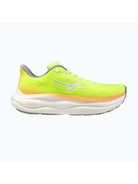 Încălțăminte de alergare pentru femei Mizuno Wave Sky 9 lime pulp/white/flamingo coral alb