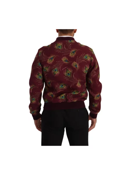 Kurtka bomber Dolce And Gabbana czerwony