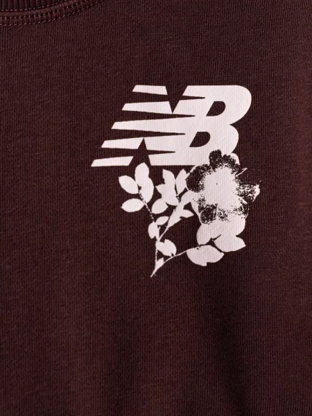 New Balance melegítőfelső gyerek pamuttal lila