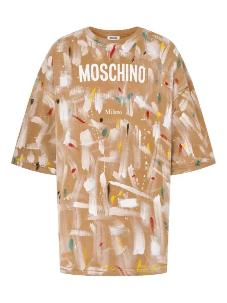 Tricou Moschino bej