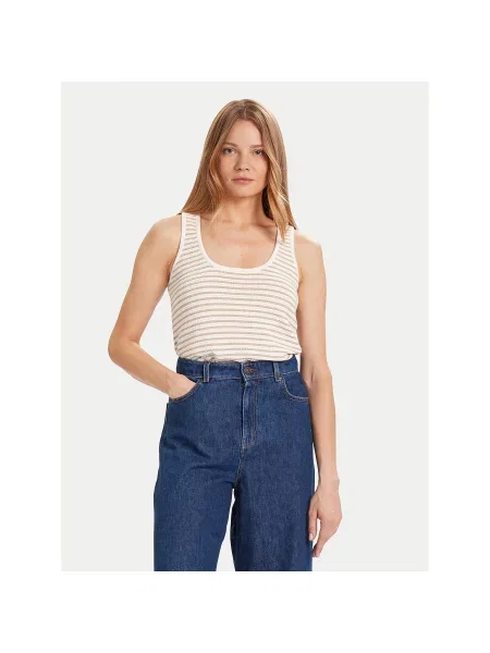 Morgan Top Svijetlo Regular Fit bež