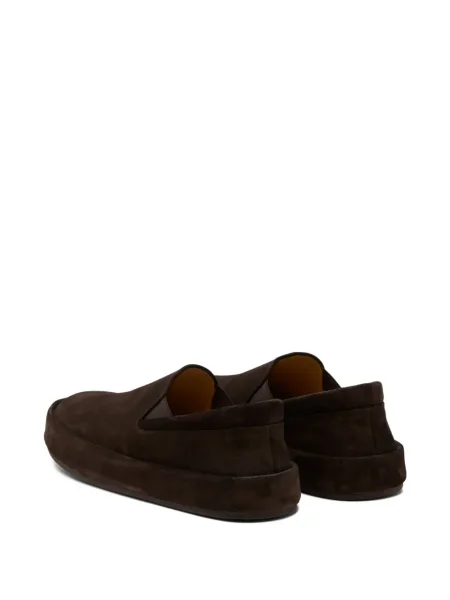 Pantofi loafer Marsell din piele de căprioară slip-on maro