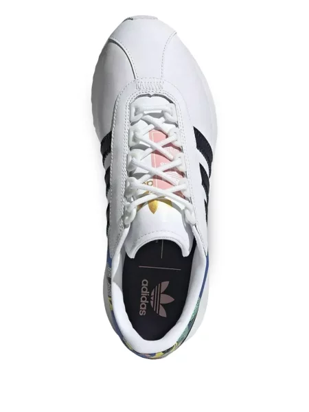 Sneakersy Adidas Forum do biegania zamszowe z dekoltem w serek szare