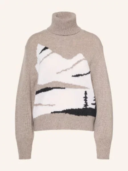 Ftc Cashmere Golf Z Kaszmiru beige czarny