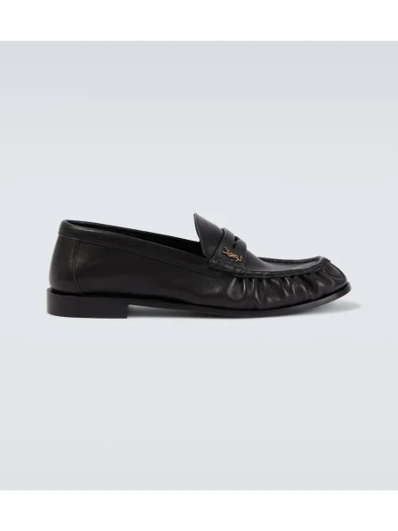 Pantofi loafer Saint Laurent din piele negru
