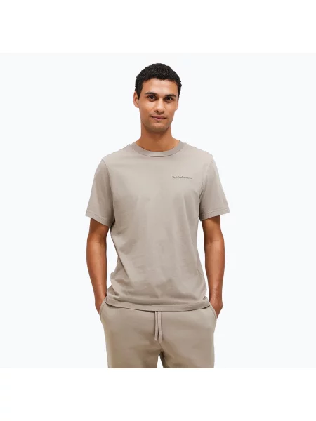 Koszulka Peak Performance Original Small Logo Tee avid beige beżowa