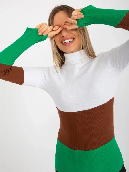 Bluză Fashionhunters verde