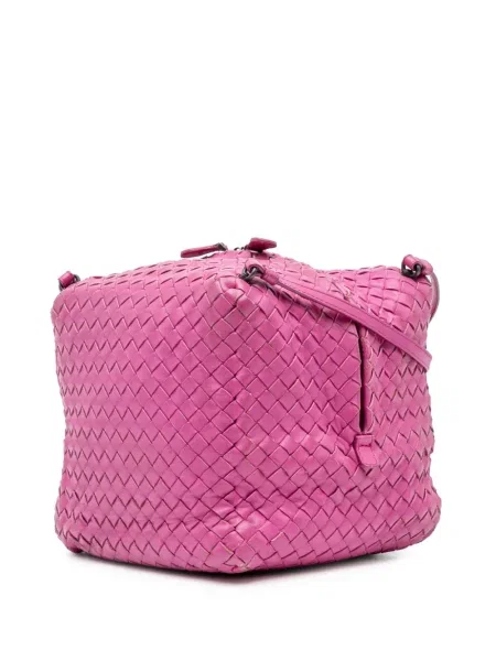 Crossbody kabelka Bottega Veneta Pre-owned růžová