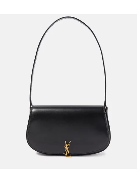 Geanta de piele Saint Laurent din piele negru