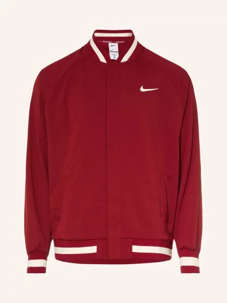 Nike Bunda Na Trénink Court Slam tmavě červená bílá