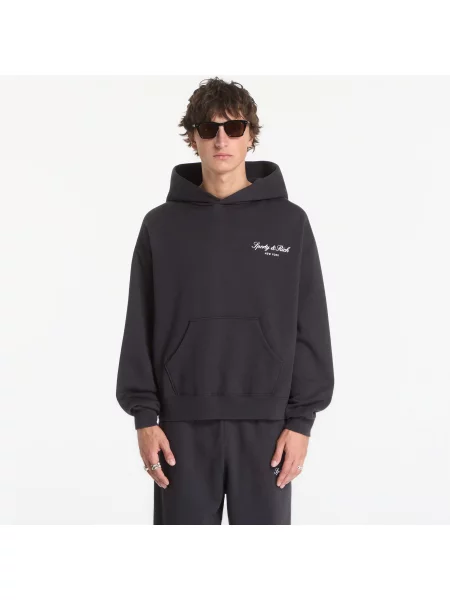 Bluza z kapturem Sporty And Rich z kapturem czarna