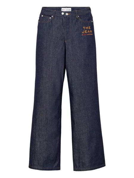 Blugi Marc Jacobs cu broderie albastru