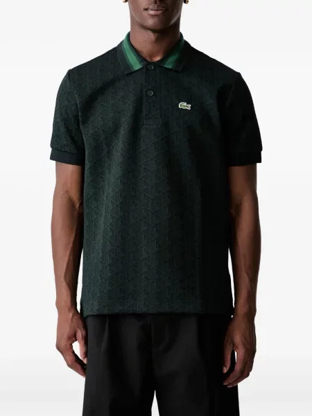Tricou polo Lacoste verde