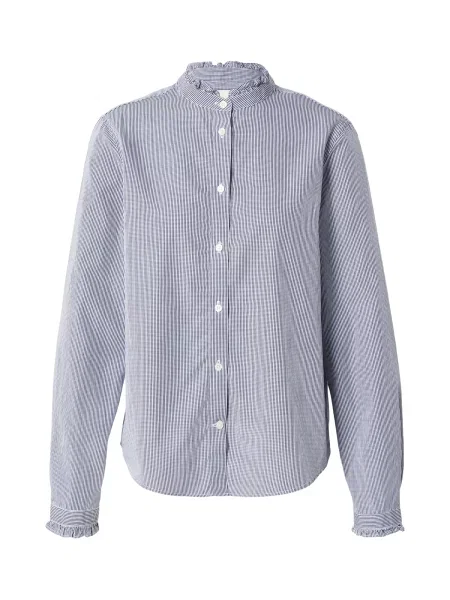 GANT Bluză bleumarin / albastru porumbel alb