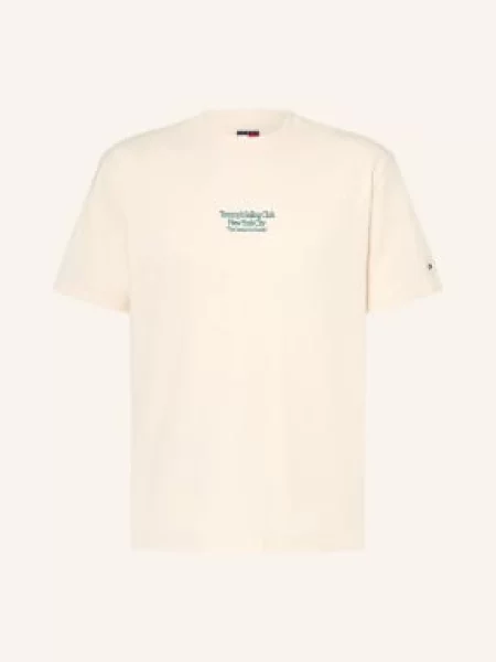Tommy Jeans Koszulka beige beżowa