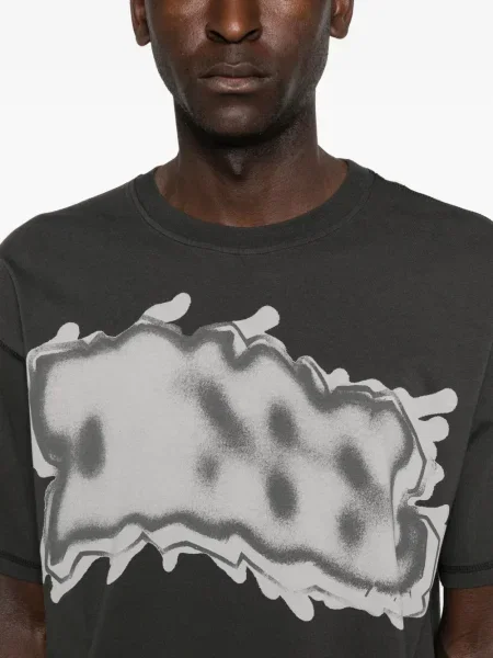 Tricou Diesel cu imagine negru