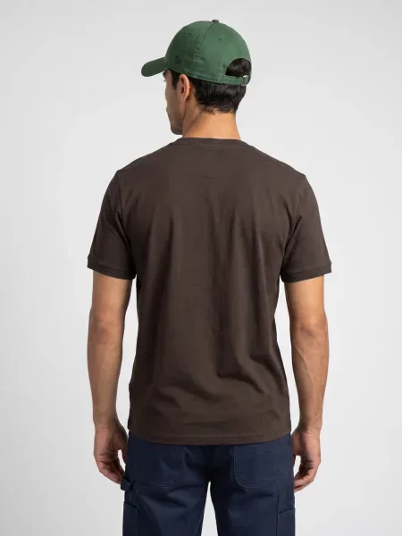 Krepp póló Fred Perry barna