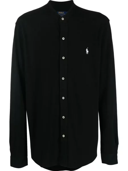 Κιλότα Polo Ralph Lauren κασμίρ με αγκράφα μπλε