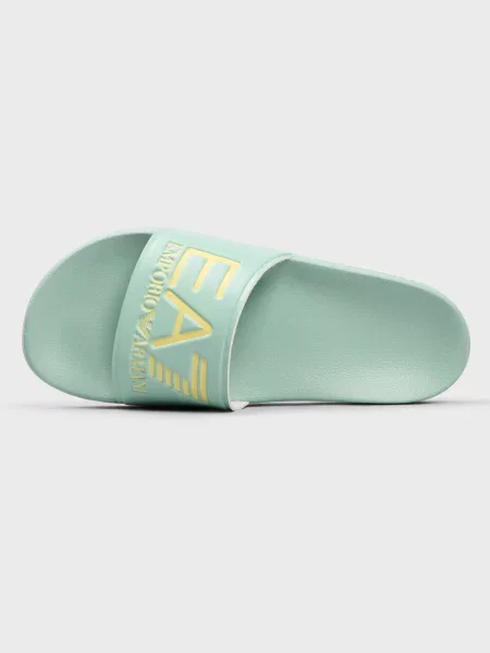 Шлепанцы Ea7 Emporio Armani зеленые