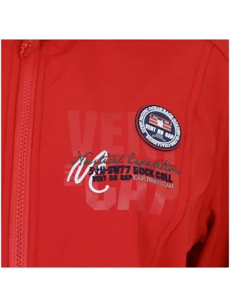 Geacă Vent Du Cap softshell roșu