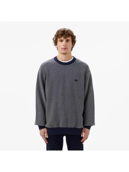 Lacoste светр чоловічий Relaxed Fit синій