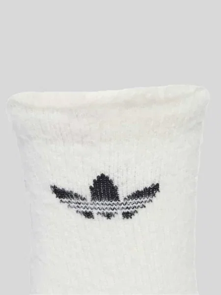 Skarpety z detal z logo w zestaw 2 szt. Adidas Originals białe
