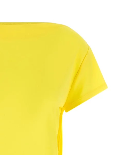 Rochie mini Jacquemus drapată galben
