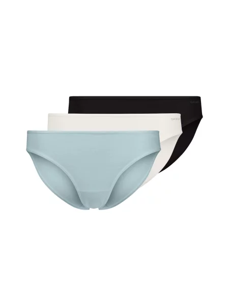 Skiny Slip albastru pastel / negru / murdar alb