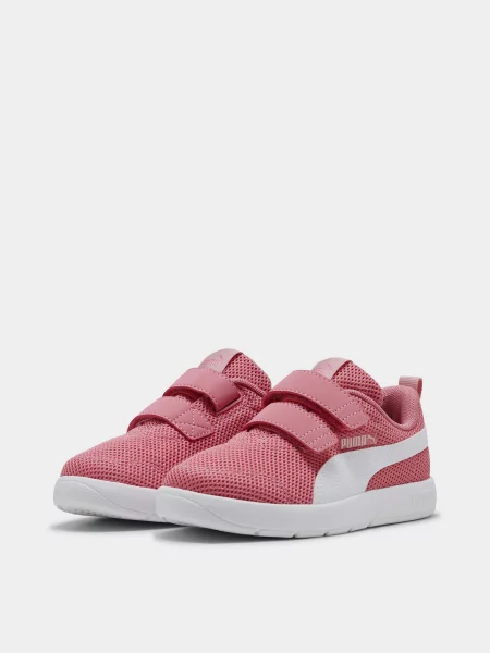 Дитячі Кеди низькі PUMA COURTFLEX V3 MESH текстиль/синтетика рожевий