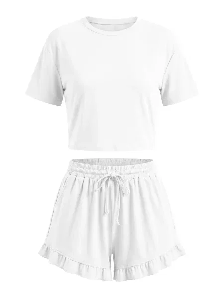 Imily Kratke hlače za spanje bela