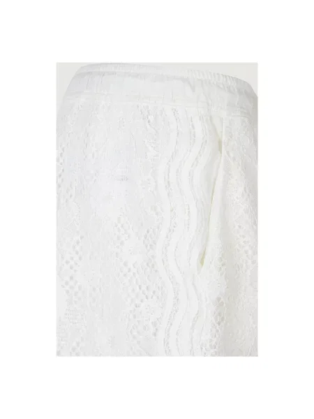 Spodnie Pinko koronkowe białe