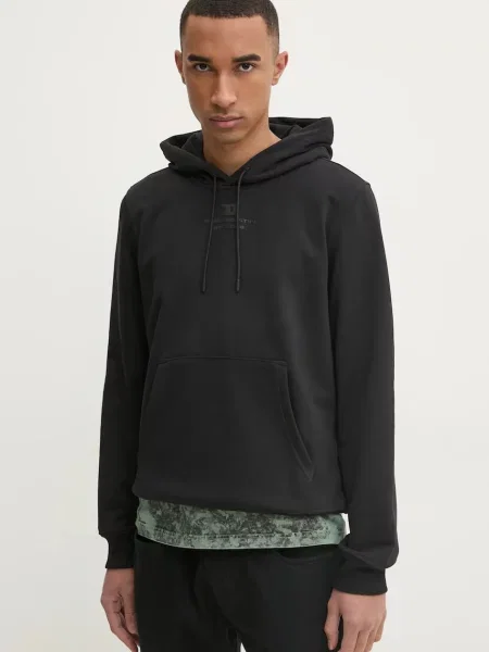 Риза Diesel с качулка с апликация черно