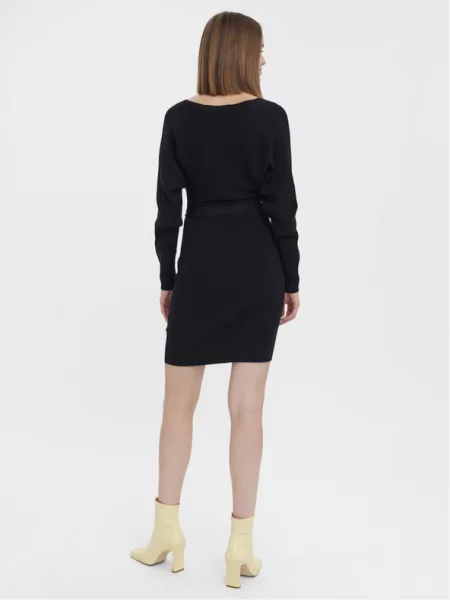 Φόρεμα υφασμάτινο Vero Moda μαύρο