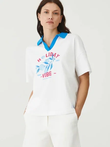 Тениска Medicine дамска бежово