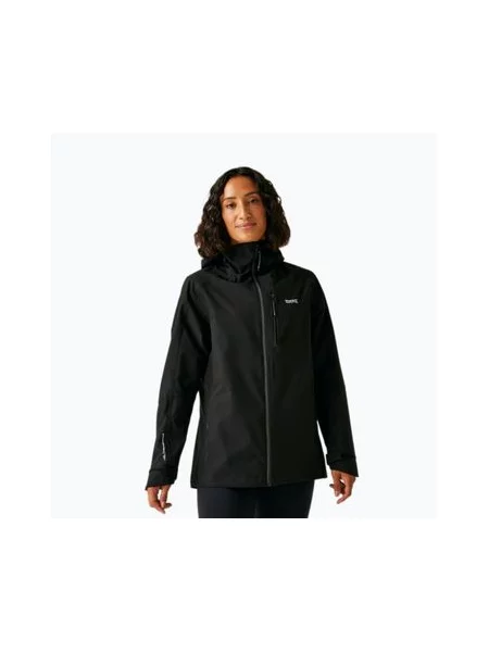 Куртка-дощовик REGATTA Birchdale II black/seal grey чорна