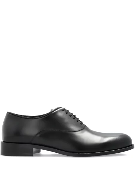 Oxford Giorgio Armani cu șireturi din dantelă negru