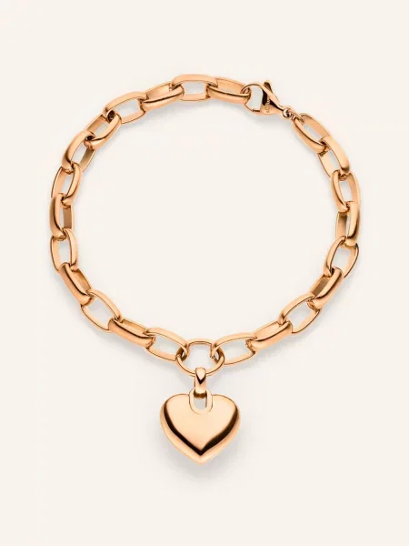 S.Oliver Bransoletka Ze Stali Nierdzewnej rosegold