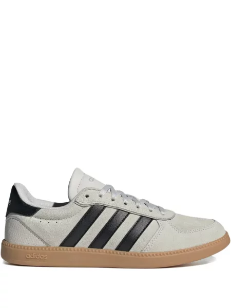 Papuci tip mules Adidas cu dungi cu imagine din jerseu albastru