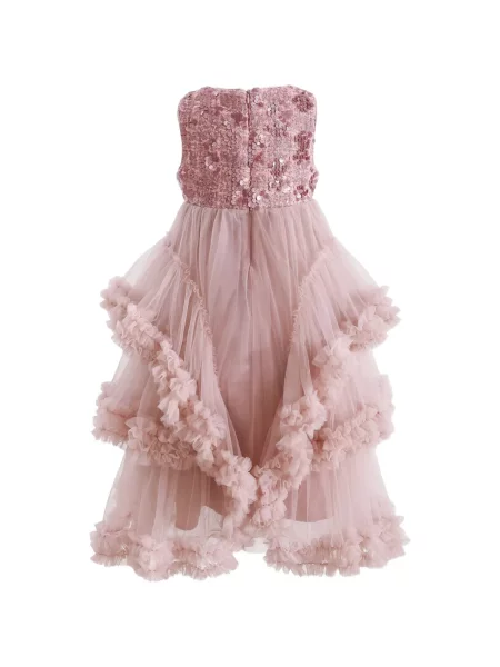 Rochie copii Tulleen roz