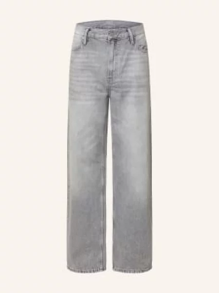 Allsaints Džíny Lenny Wide Fit washed grey šedé