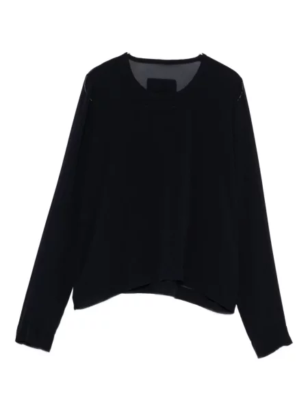 Top Private 0204 transparente lung negru