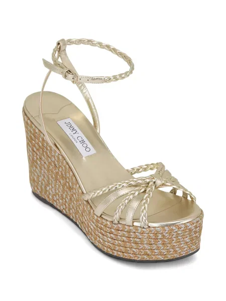 Espadrile Jimmy Choo cu platformă țesuți