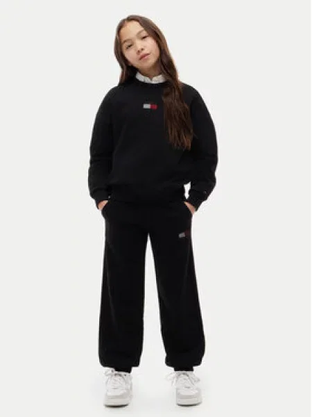 Teplákové kalhoty Tommy Hilfiger černé
