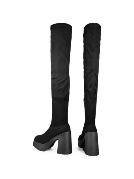 Botine Altercore cu platformă negru