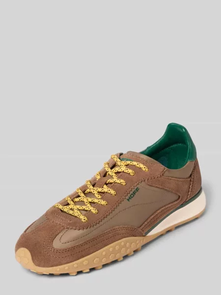 Sneakersy z mieszanki skóry i tkaniny model BRIDGE MKII' Hoff